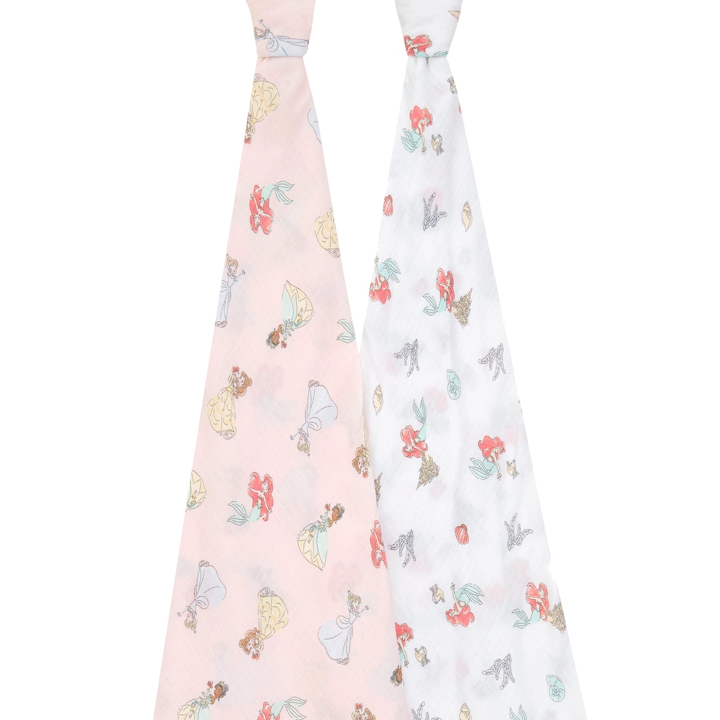 2-pack Essentials Cotton Muslin Swaddle Blanket (Disney Princess)
