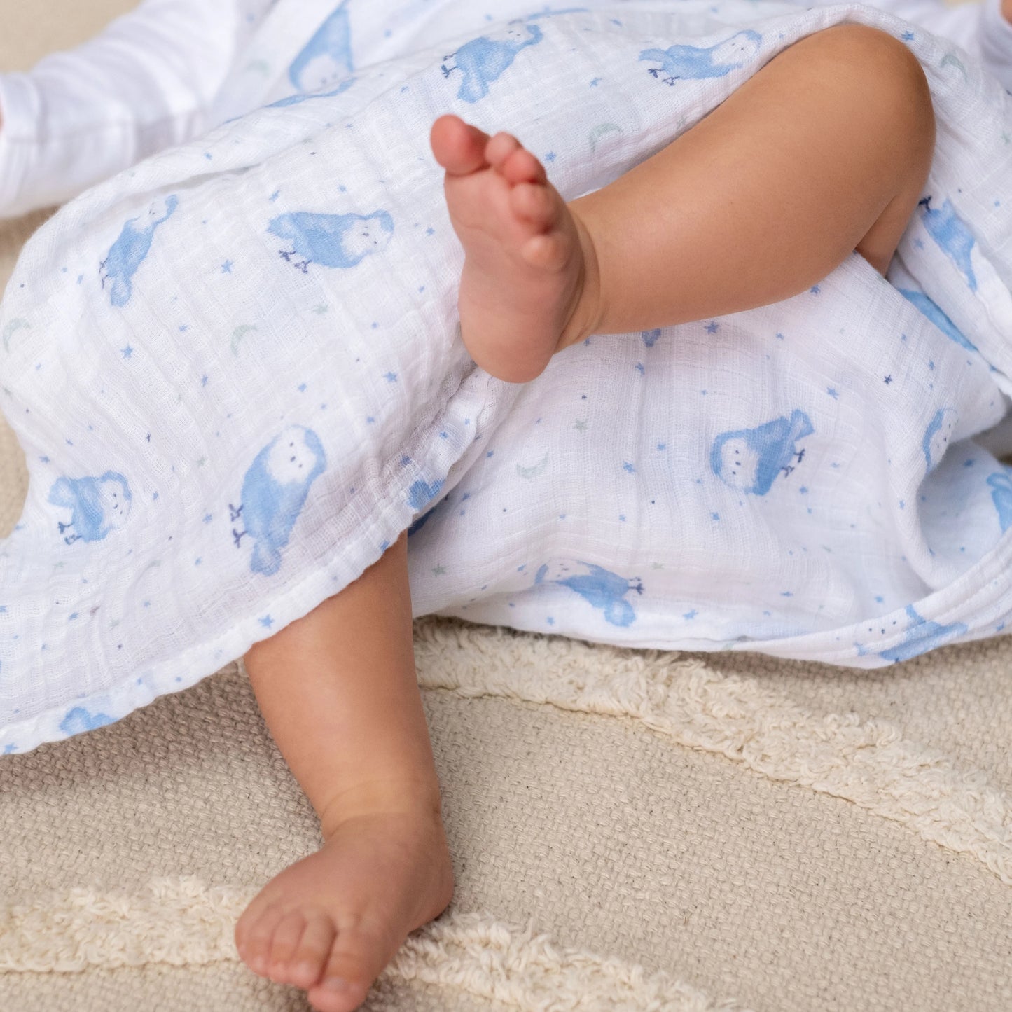 2-pack Essentials Cotton Muslin Swaddle Blanket (Time to Dream)