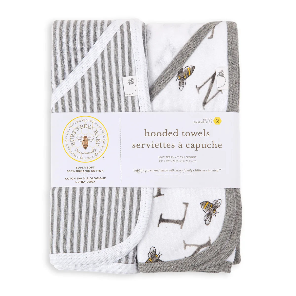 Burts Bees Baby Organic Cotton Wash Cloths 3-pack (Little Ducks