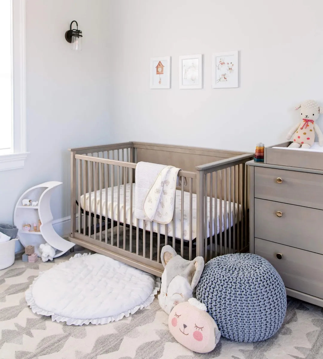 Burt's Bees Baby BEESNUG® Fitted Crib Sheet (Counting Sheep Cloud)