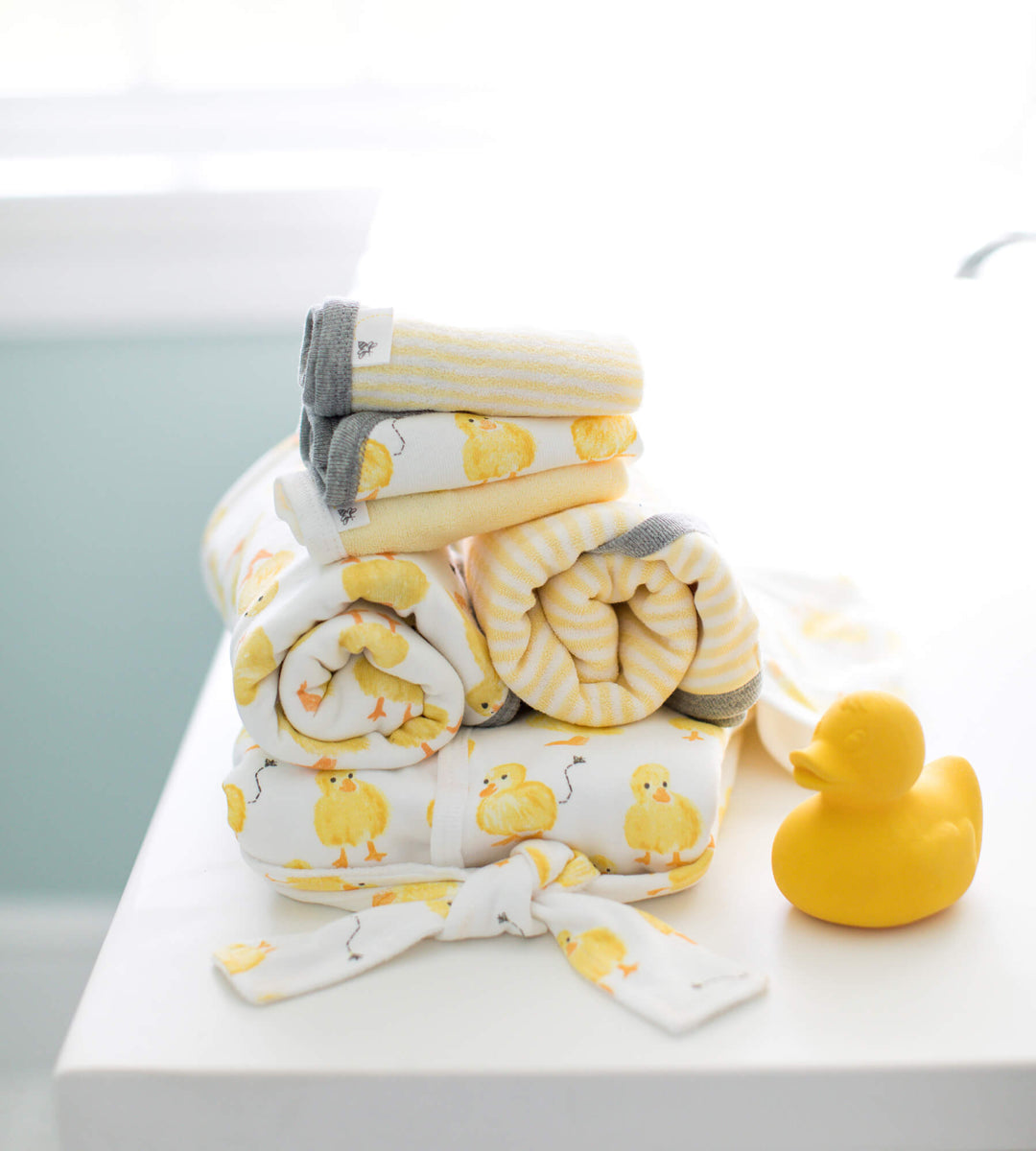 Burts Bees Baby Organic Cotton Hooded Towels 2-pack (Little Ducks)