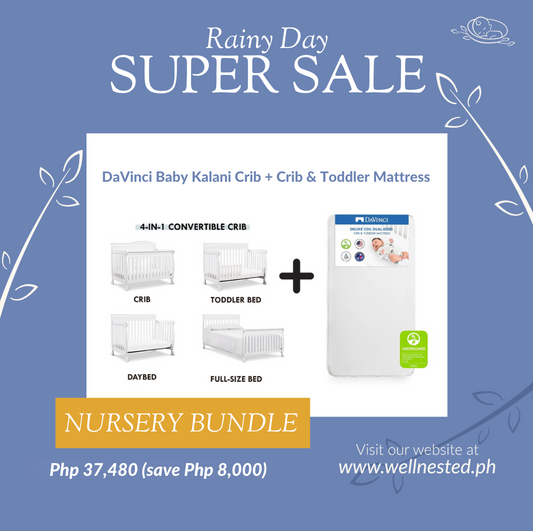 DaVinci Baby Nursery (Kalani CRIB + DaVinci Baby MATTRESS) - Rainy Day Super Sale Bundle