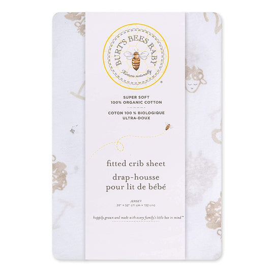 Burt's Bees Baby BEESNUG® Fitted Crib Sheet (Counting Sheep Cloud)