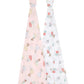 2-pack Essentials Cotton Muslin Swaddle Blanket (Disney Princess)