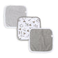 Burts Bees Baby Organic Cotton Wash Cloths 3-pack (A-Bee-C)