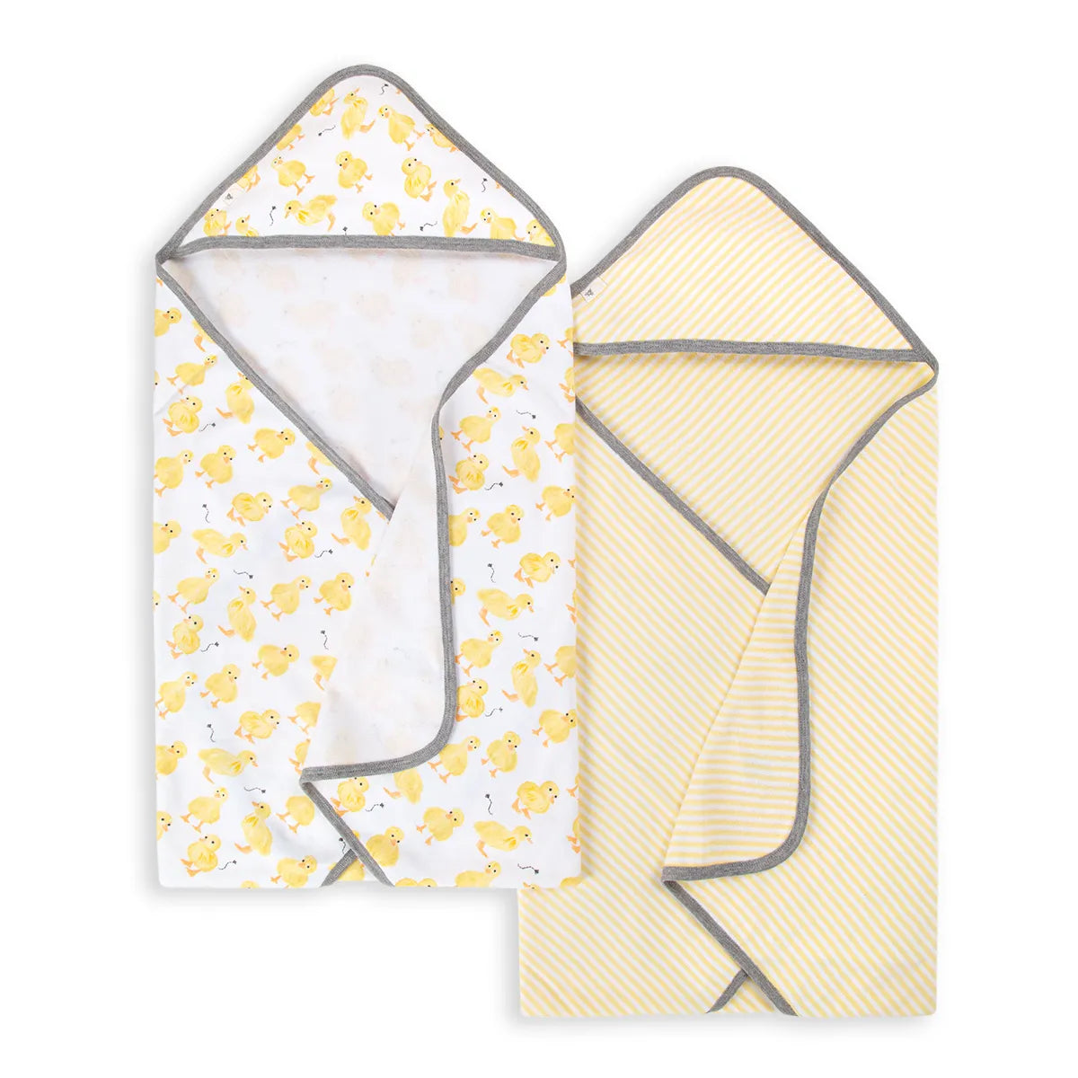 Burts Bees Baby Organic Cotton Hooded Towels 2-pack (Little Ducks)