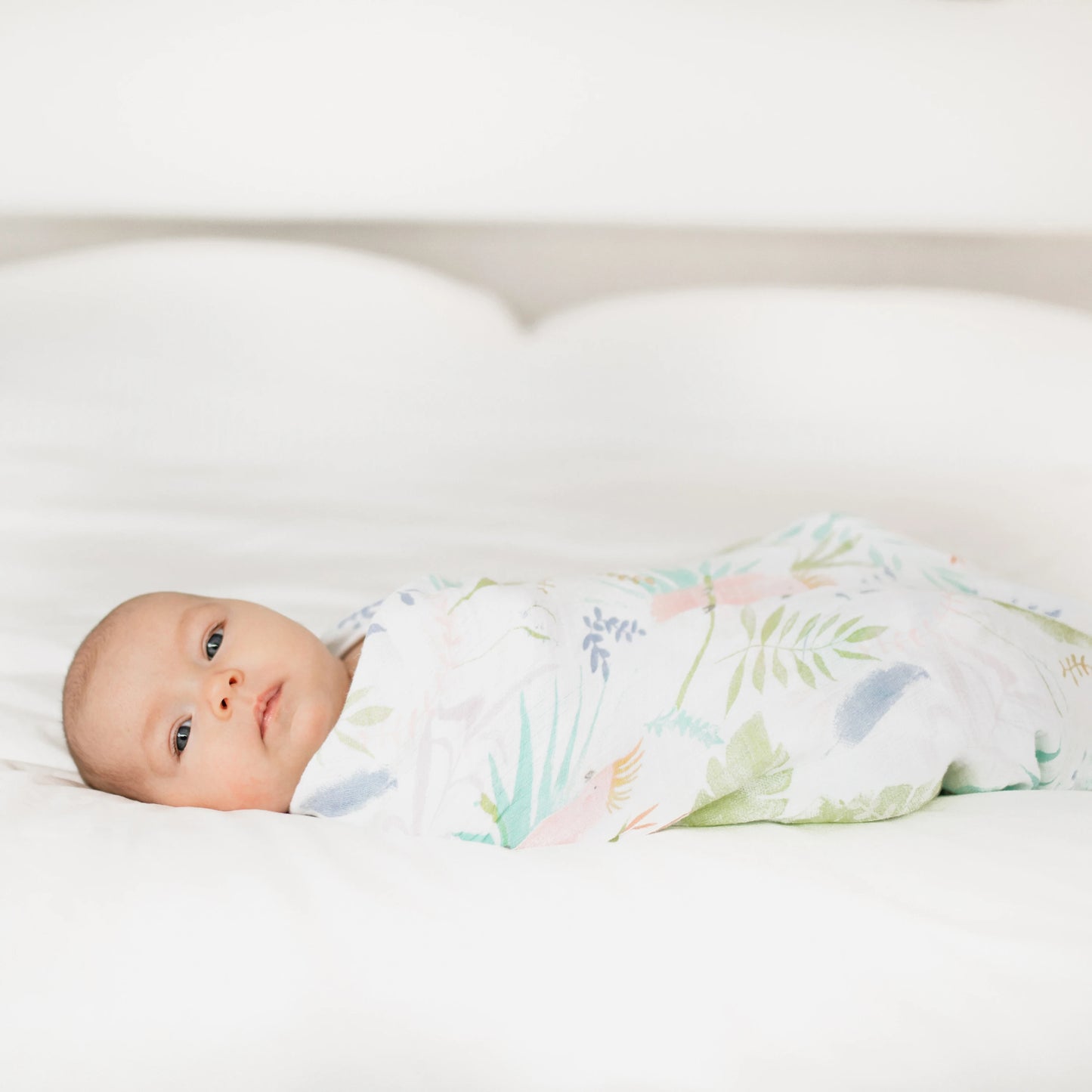 4-pack Essentials Cotton Muslin Swaddle Blanket (Tropicalia)