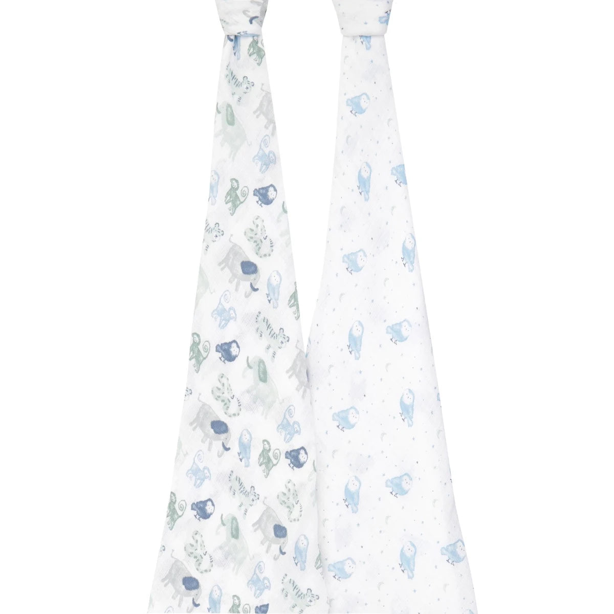 2-pack Essentials Cotton Muslin Swaddle Blanket (Time to Dream)