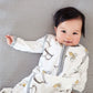 Burt's Bees Baby BEESNUG® Fitted Crib Sheet (Classic Strip Heather Grey)