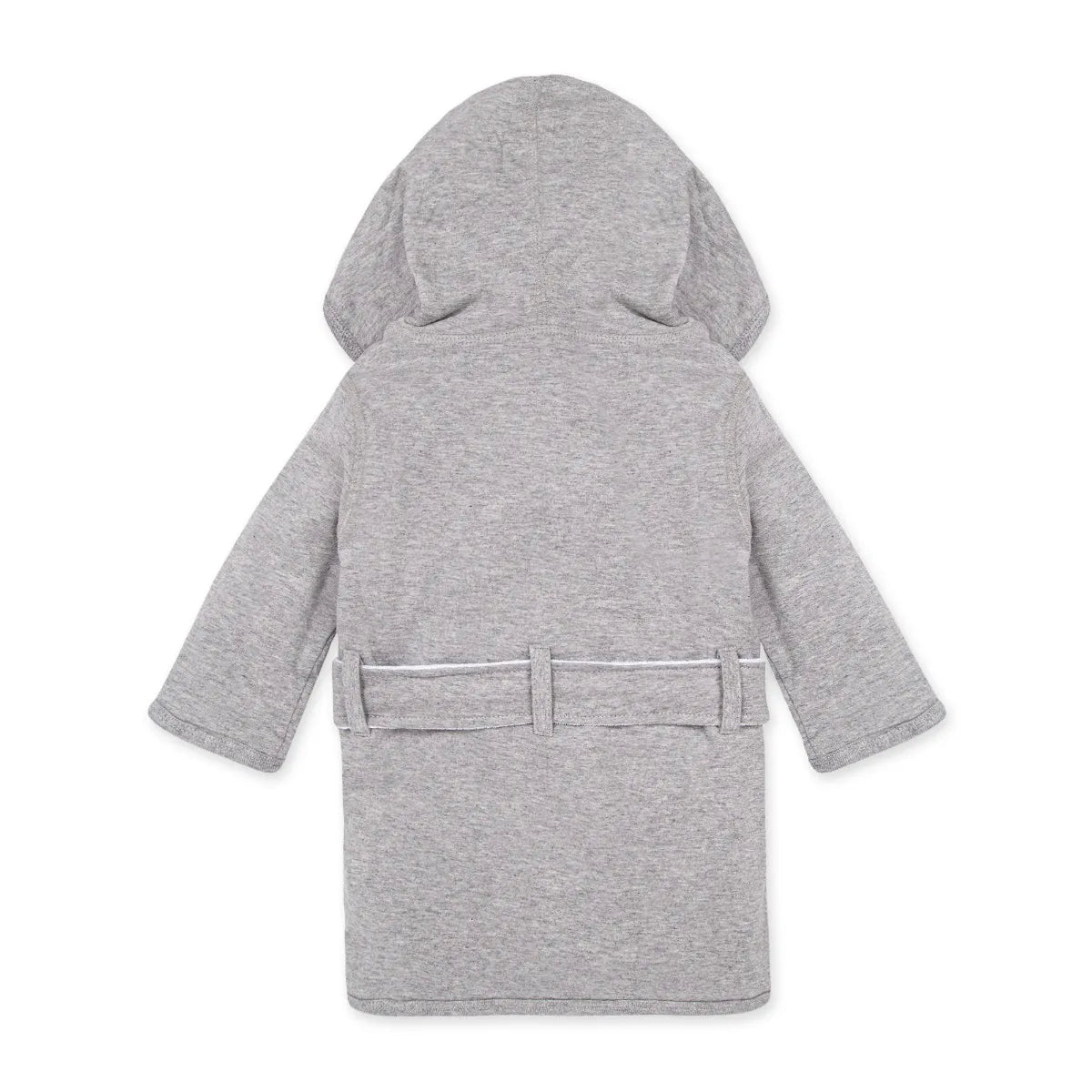Burts Bees Baby Organic Cotton Knit Terry Hooded Robe (Heather Grey)