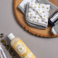 Burts Bees Baby Organic Cotton Wash Cloths 3-pack (Honey Bee)