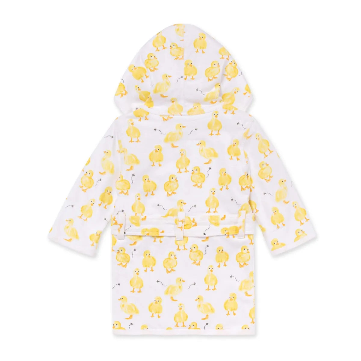 Burts Bees Baby Organic Cotton Knit Terry Hooded Robe (Little Ducks)